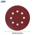 5Inch 8 Holes Red Aluminum Oxide Abrasive Discs